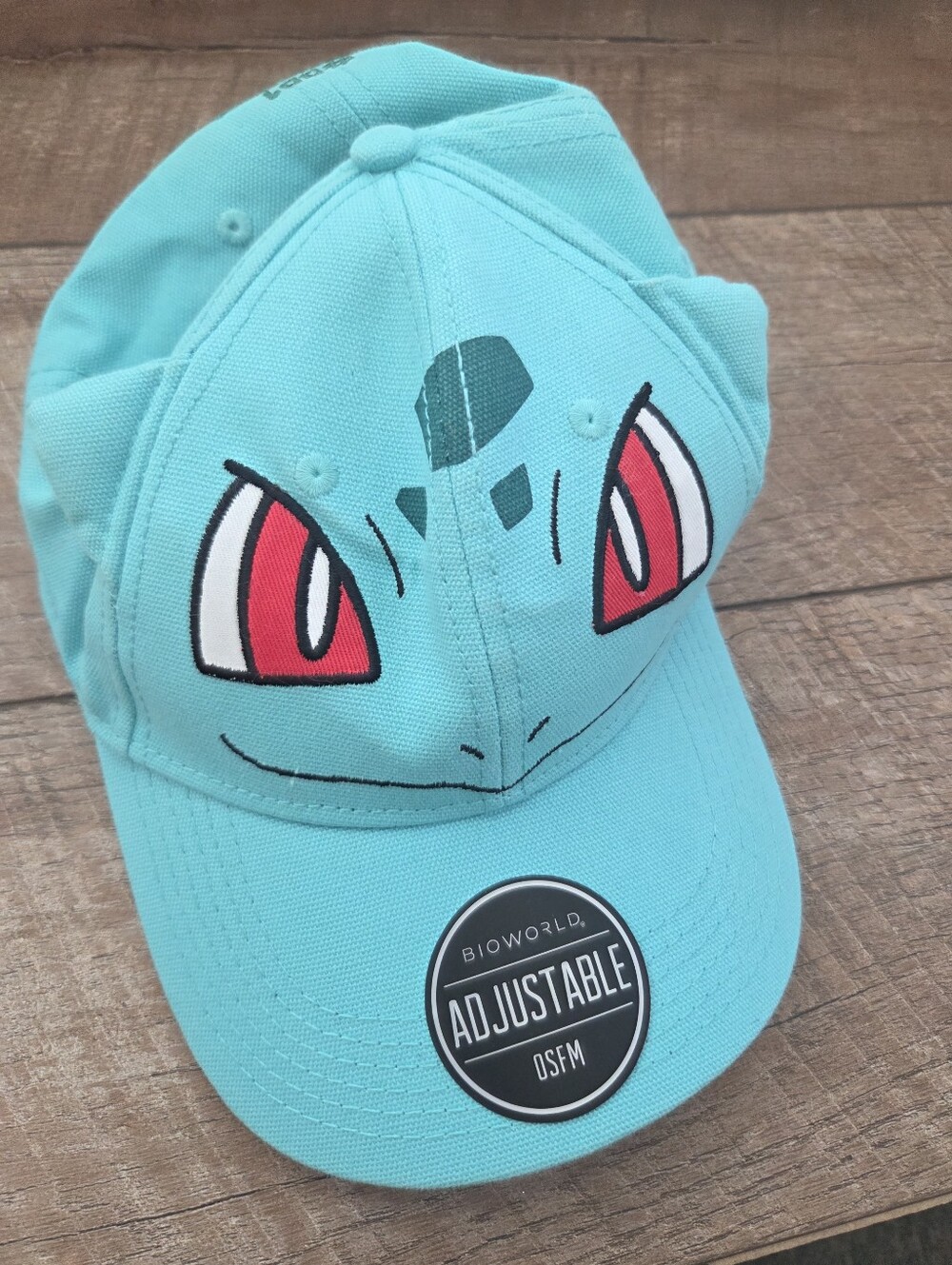 Pokémon Bioworld Bulbasaur Baseball Cap Hat 2021 One Size Fits Most